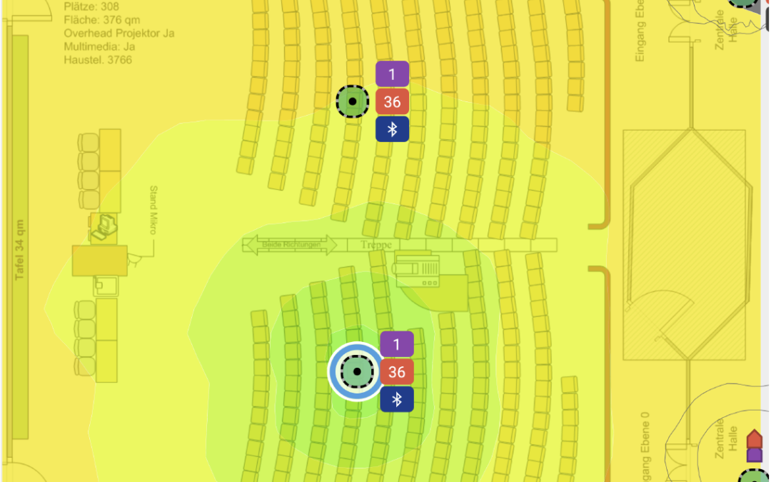 Blue Print für die WLAN Ausstattung eines Hörsaals (High Density)